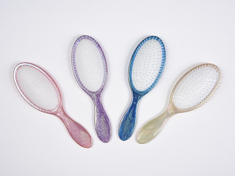 Detangling vått hår Värmeutskrift hårborste