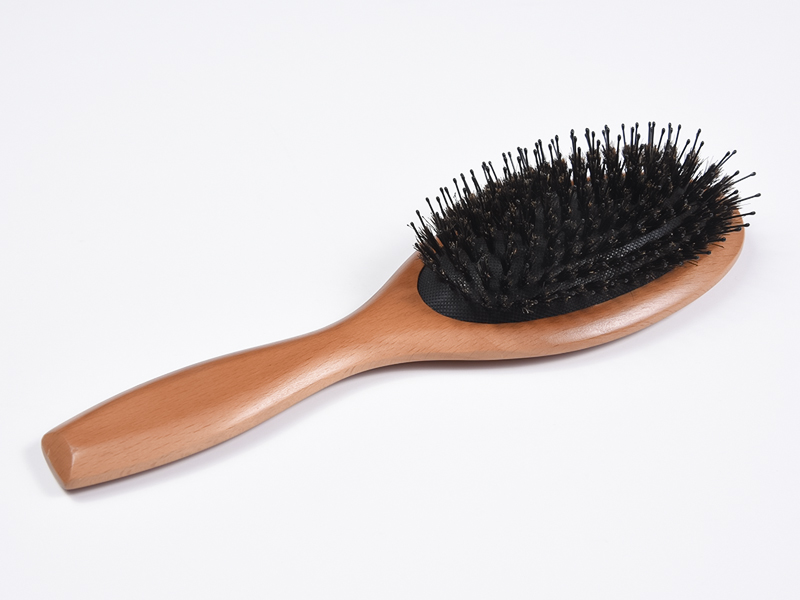 Blandad trä Bambu Paddle Hårborste