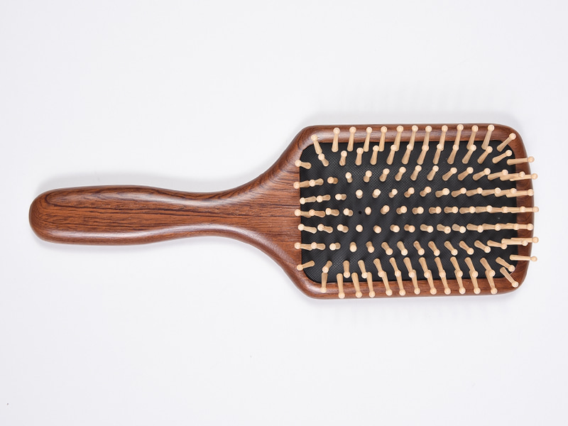 Miljövänlig Bambu Paddle Cushion Hårborste