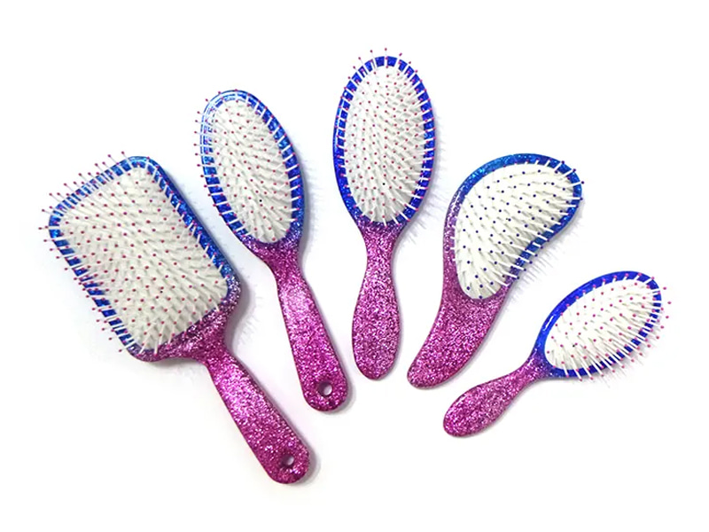 Paddla Plastic Fönning Schampo Curve Wave Hårborste