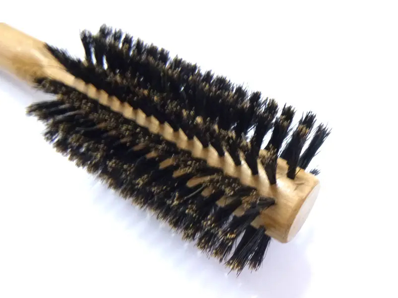 Bambu Handtag Boar Borst Massage Straightening Hårborste