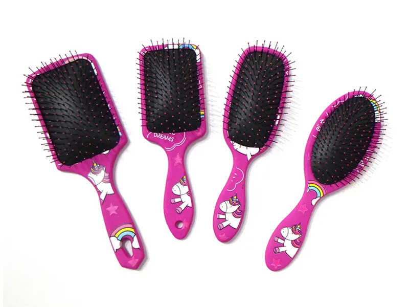 Kid Baby Small Black Pins Wet Mini Detangling Hårborste
