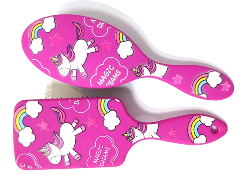 Kid Baby Small Black Pins Wet Mini Detangling Hårborste