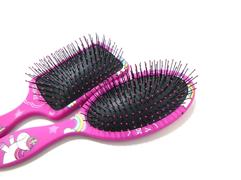 Kid Baby Small Black Pins Wet Mini Detangling Hårborste