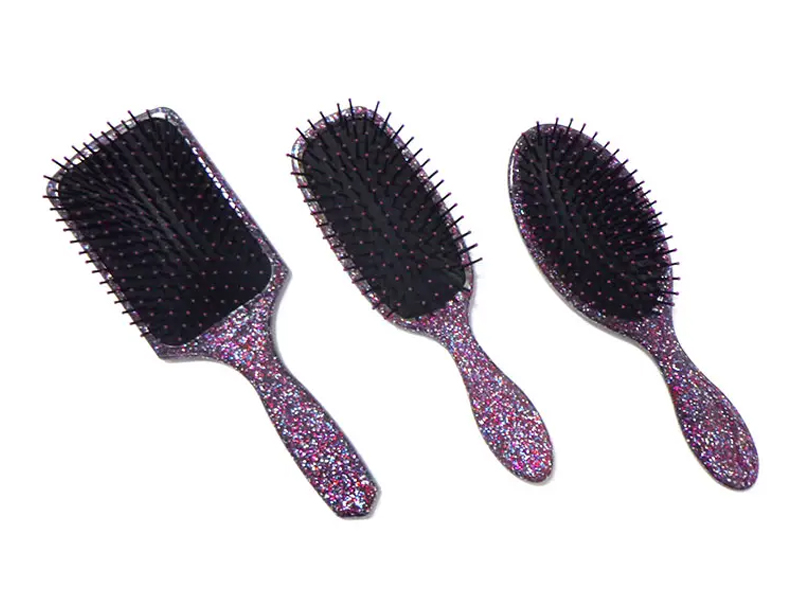 360 Rhinestone Kurlsplus Paddle Hårborste