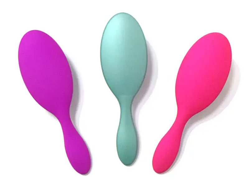 Detangling Brush Gummibeläggning Hårborste