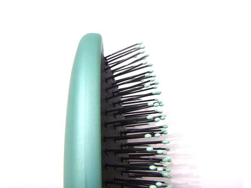 360 Tangle Multi Color Oval Black Wave Hair Brush Denman