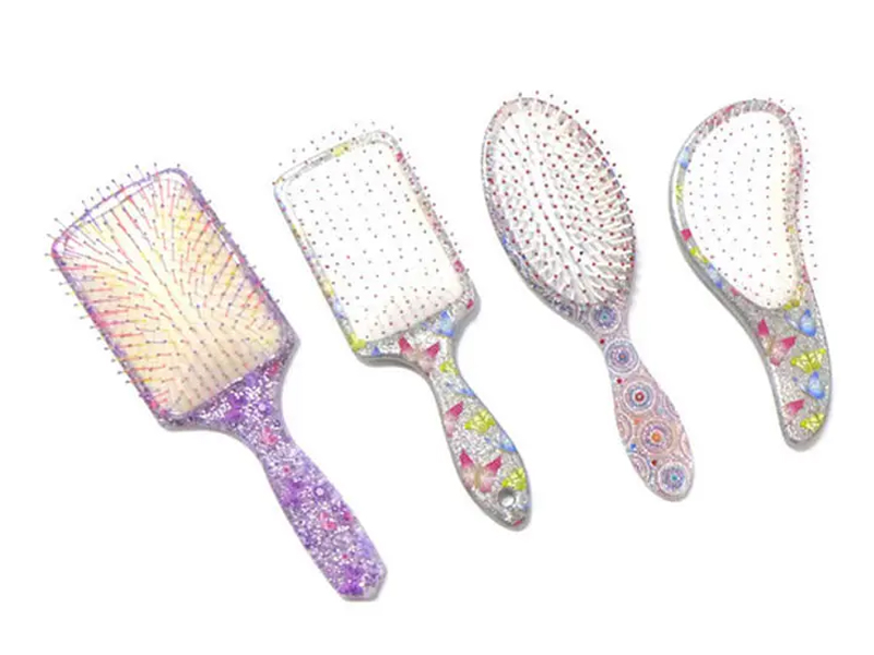 Mini Soft Touch Plast Detangling Hårborste