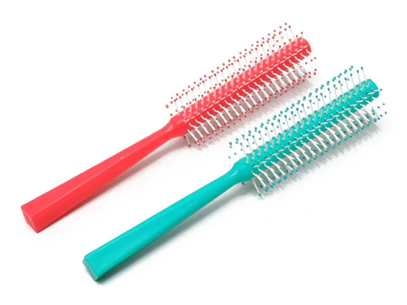 Barn Detangling Färg Rosa Peruk Runda bläckfiskborstar