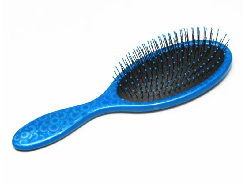 Snygg tryckt glänsande oval detangling-borste
