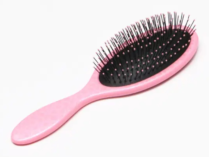 Snygg tryckt glänsande oval detangling-borste