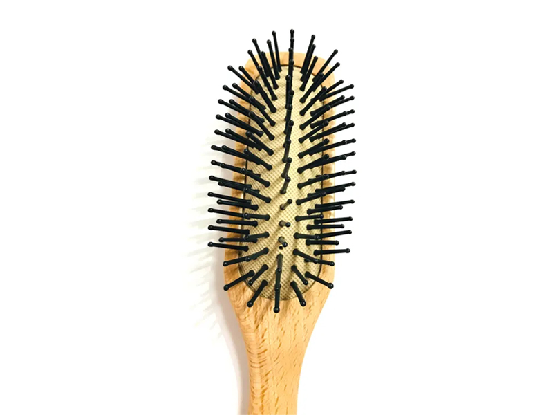 Naturlig träkudde hårborste