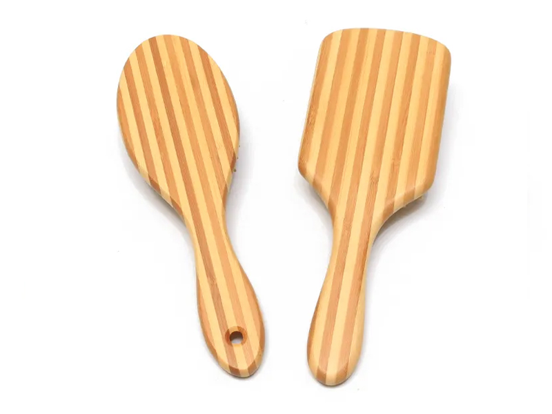 Bambu hårbottenmassageprodukter Trä hårborste