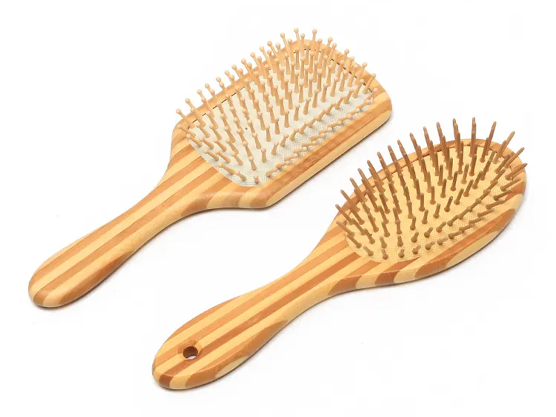 Bambu hårbottenmassageprodukter Trä hårborste