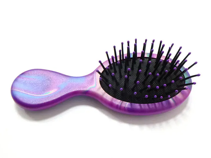 Baby detangling paddel hår massager färg kam